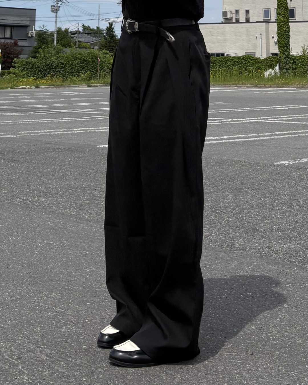 【即納】タックワイドスラックス IK0073