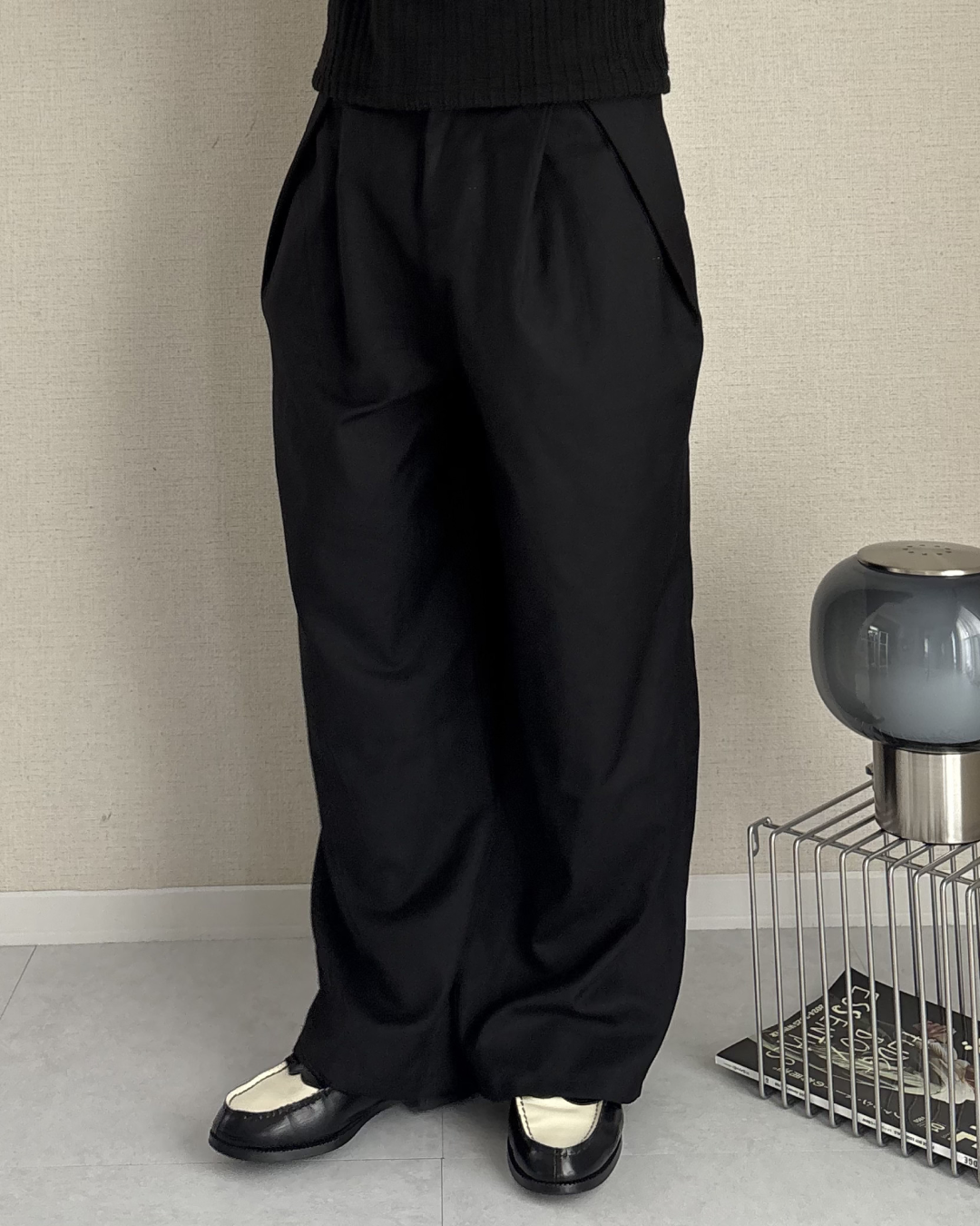 センタータックワイドスラックス IK0234