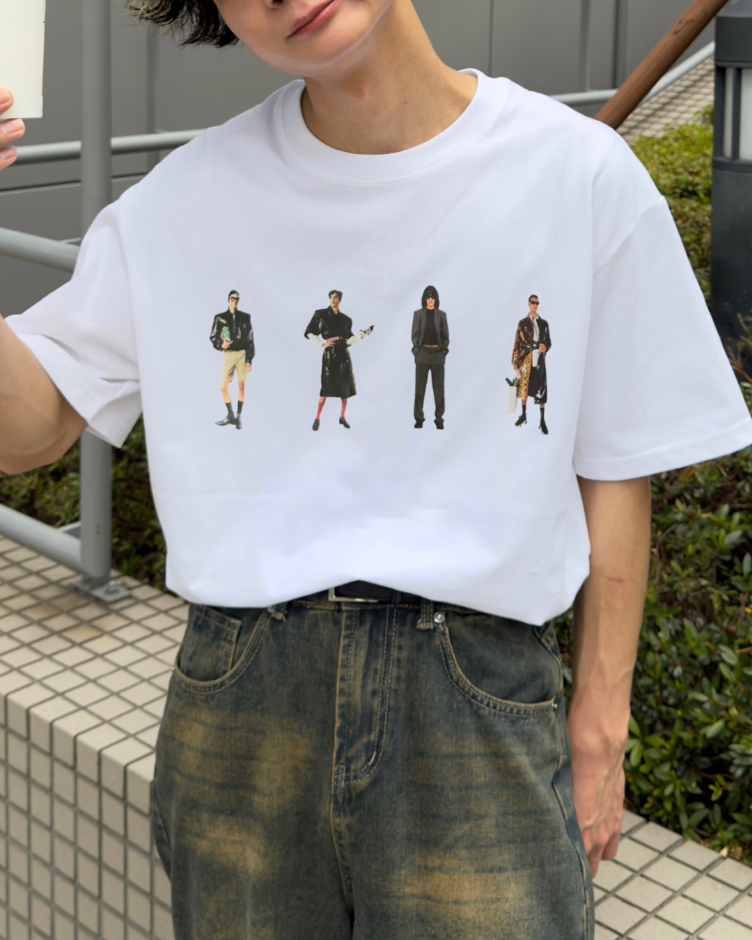 モデルプリントTシャツ TO0056