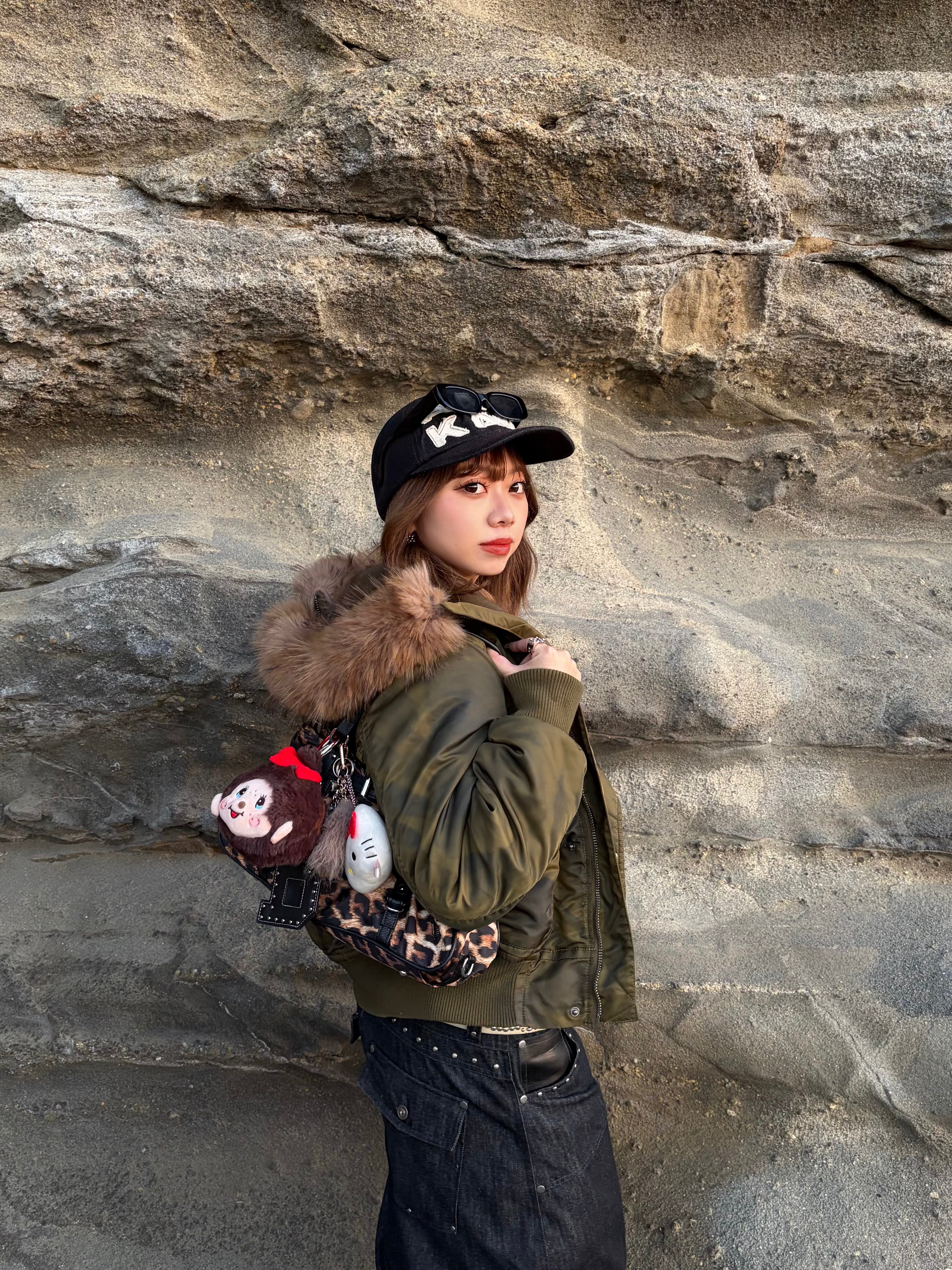 レオパードポータブルショルダーバッグ SI0001