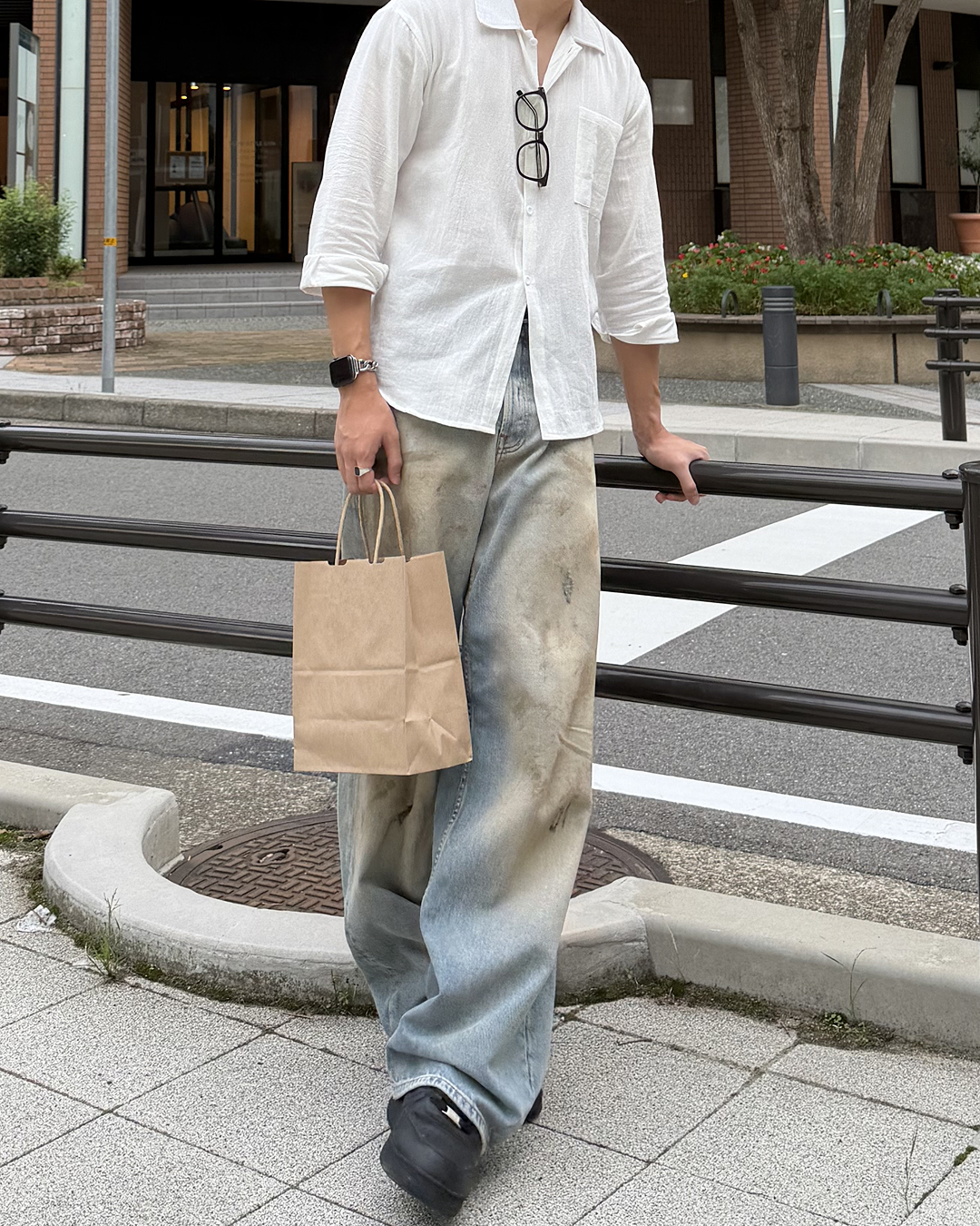 フレンチリネンライクシャツ TS0024