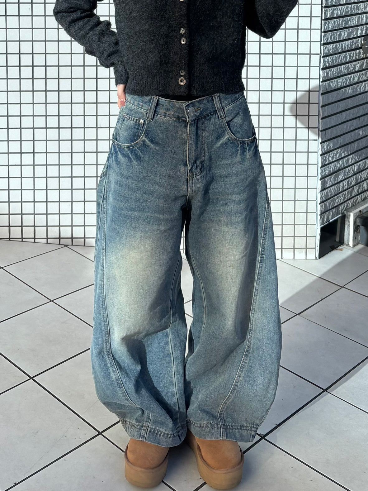 ぷわぷわばるーんちゃん 即納】ラインバルーンデニムパンツ CM0010 – YOLO（ヨロ