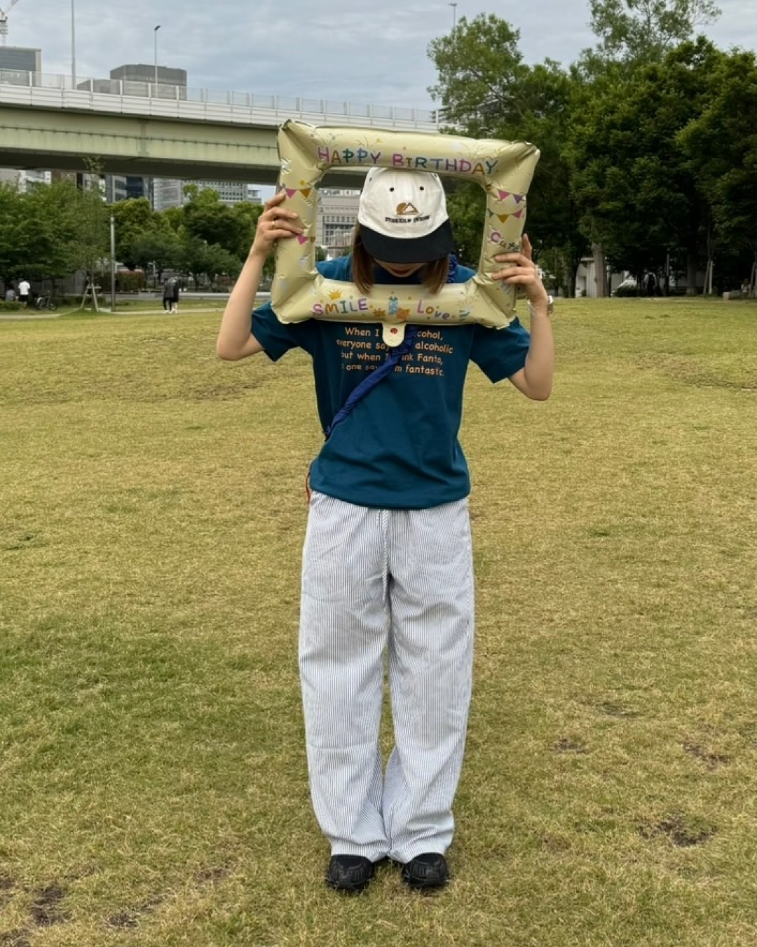 レタリングプリントTシャツ C0031