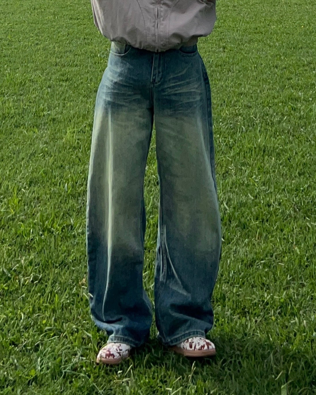 今期 Whim Gazette ワイドレッグデニムパンツ ワイドレッグデニムパンツ ワイドレッグデニムパンツ | Whim Gazette