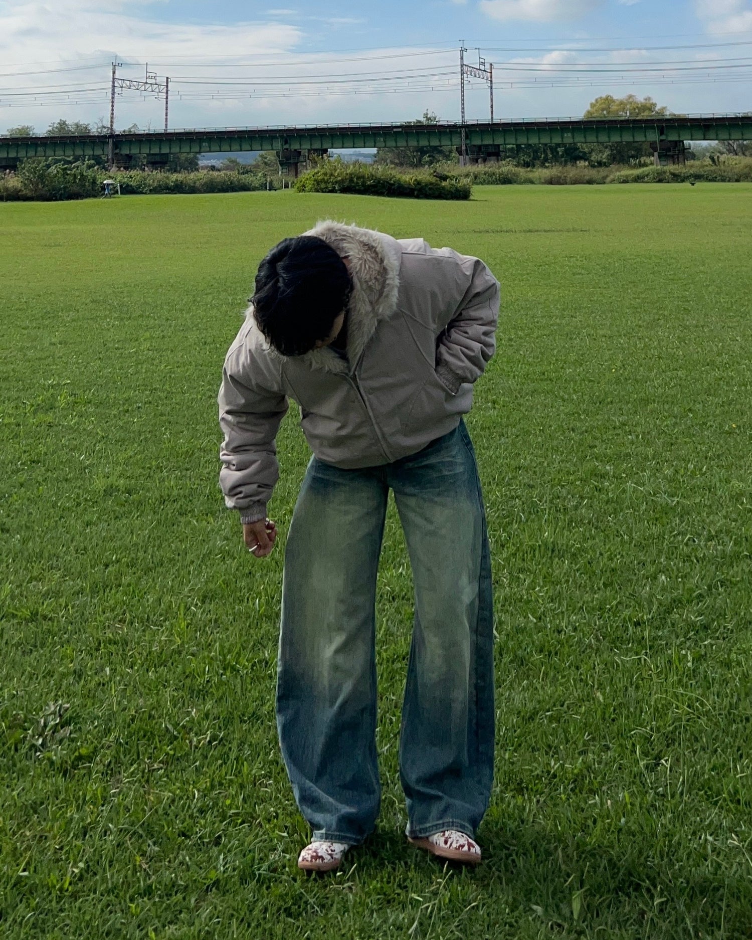 【即納】ワイドレッグデニムパンツ RG5003