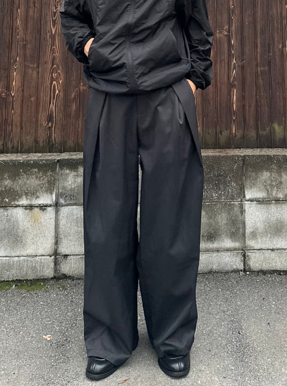 2タックドレープワイドスラックス PA0048
