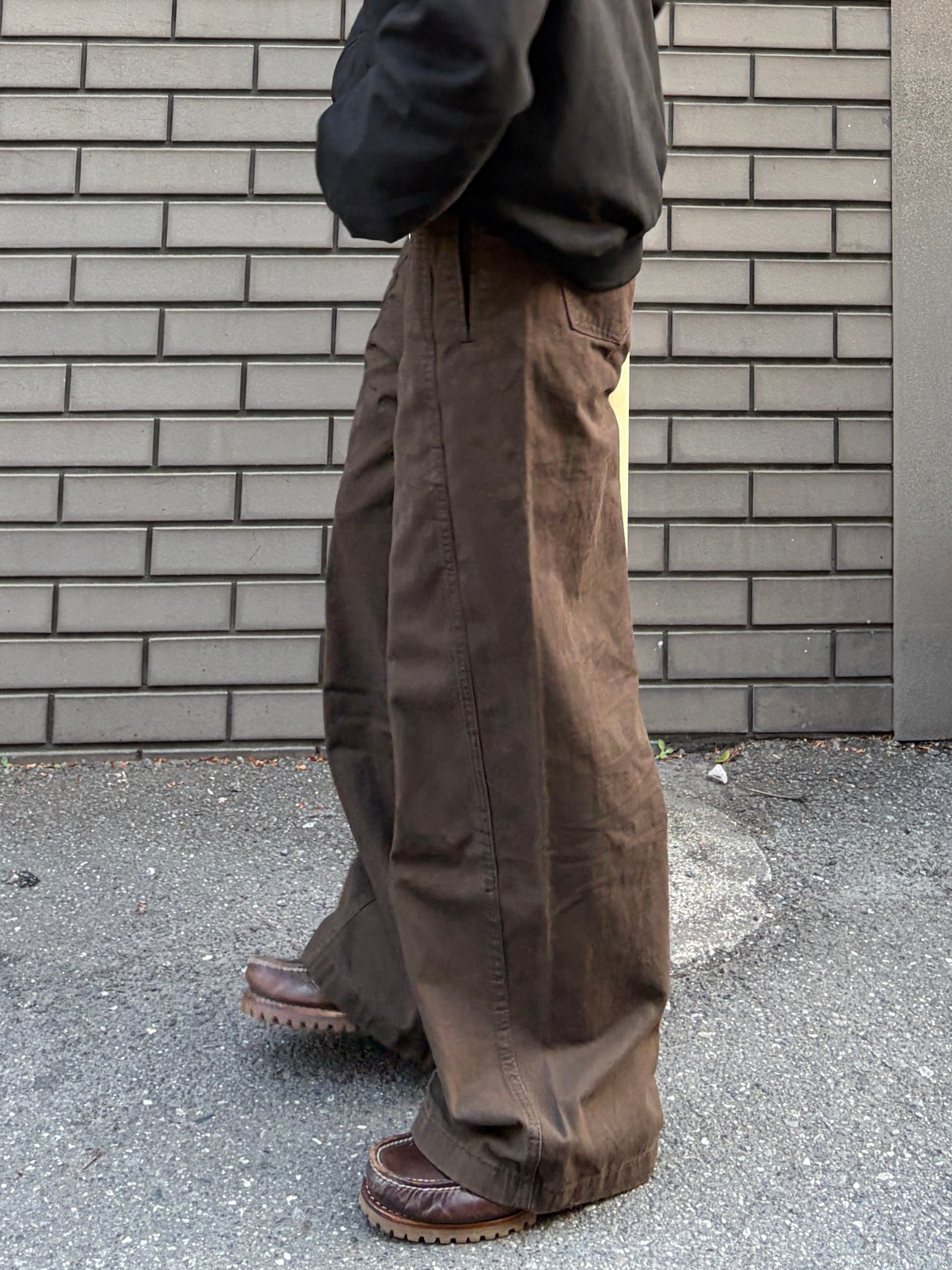 ワイドストレートコットンパンツ TK0059