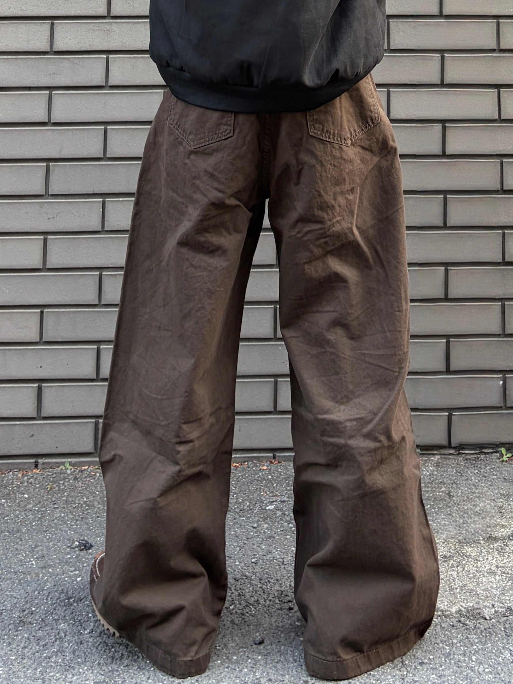 ワイドストレートコットンパンツ TK0059