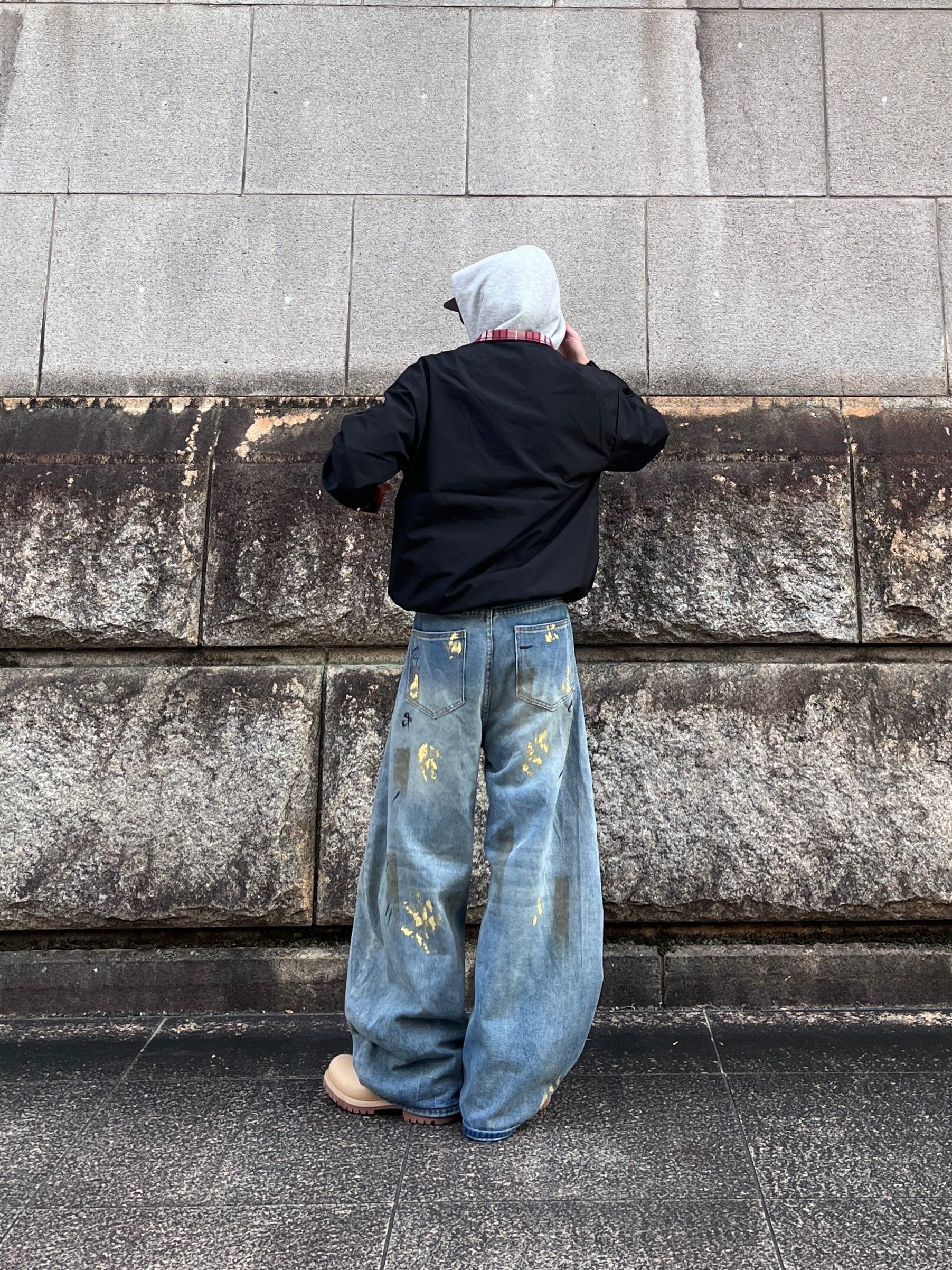 チェックライニングジャケット TK0016