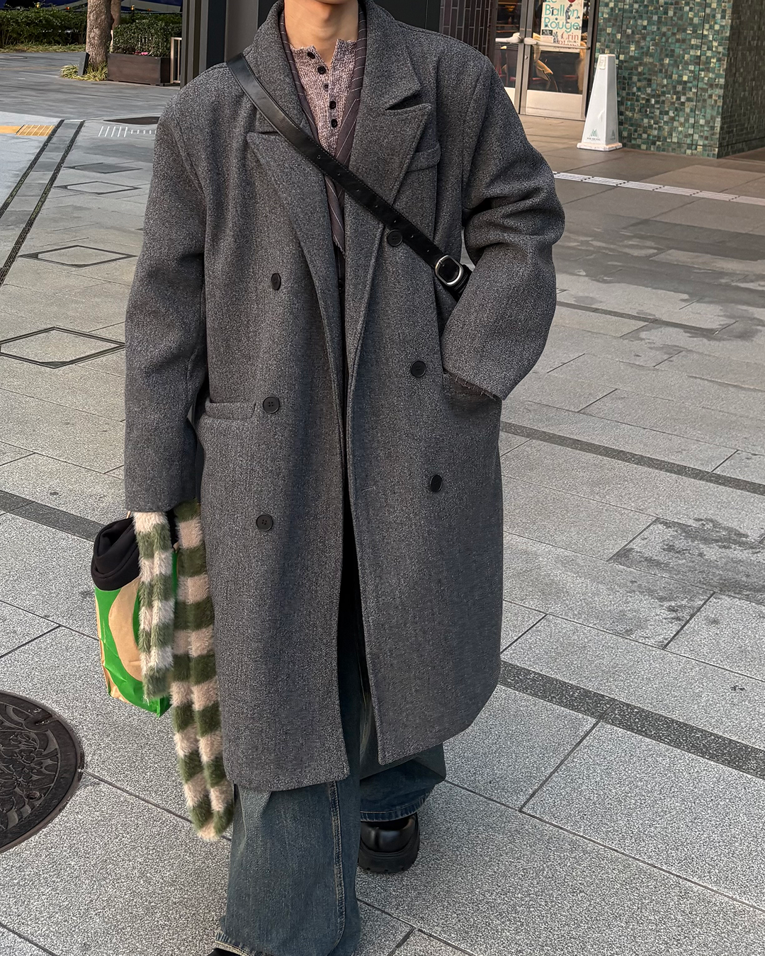 ヘンリーネックロングTシャツ WG0259