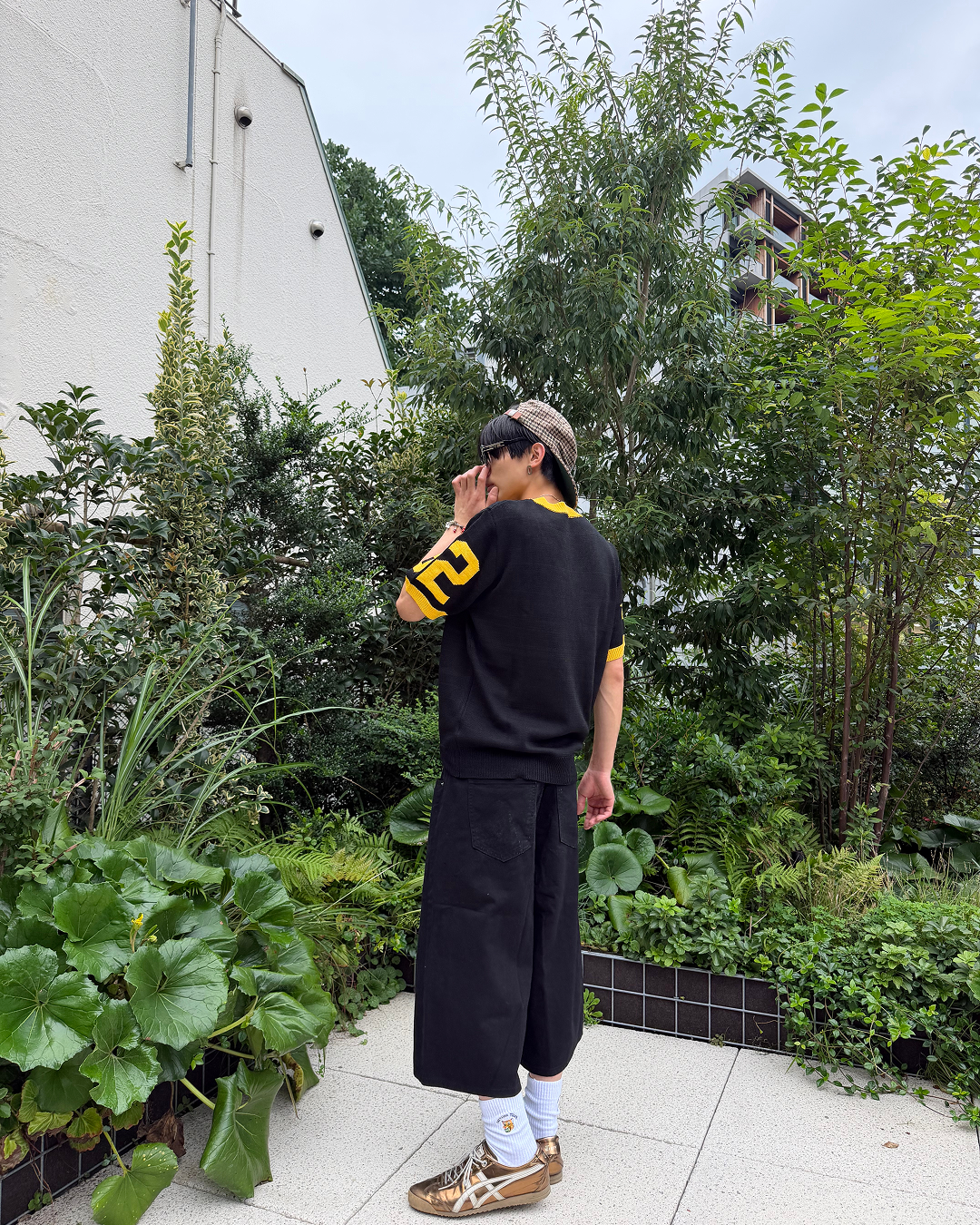 フェードワイドクロップドパンツ UT0057