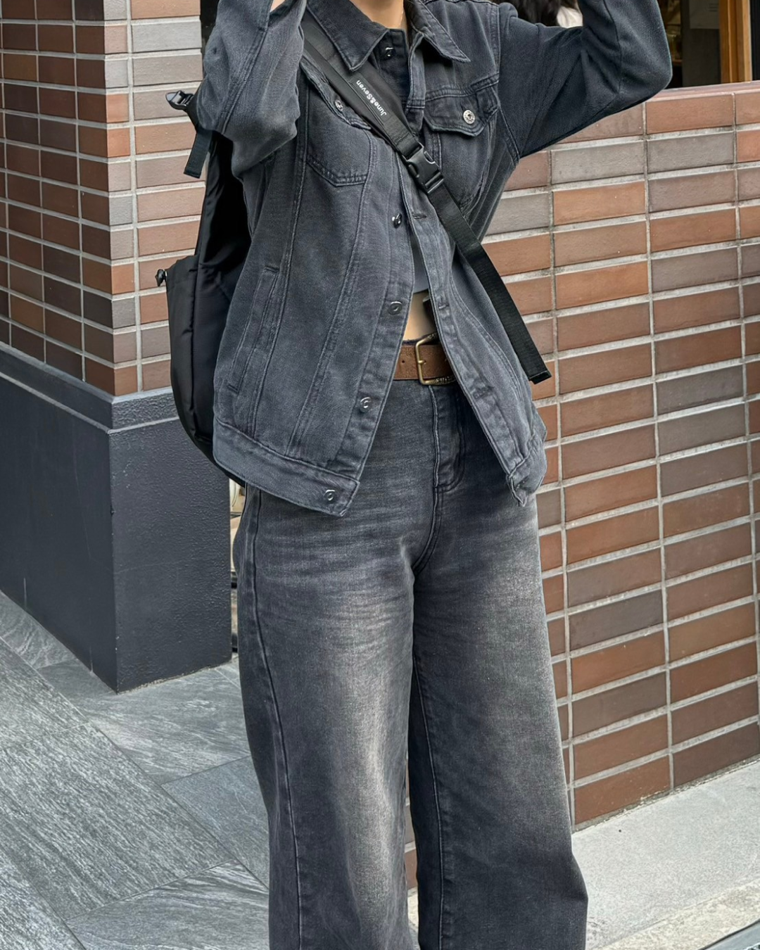 Button denim jacket K0054