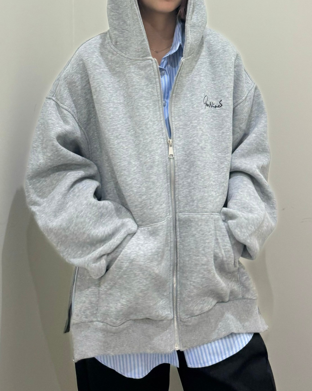 【即納】ヘビーウェイトバックプリントパーカー K0106