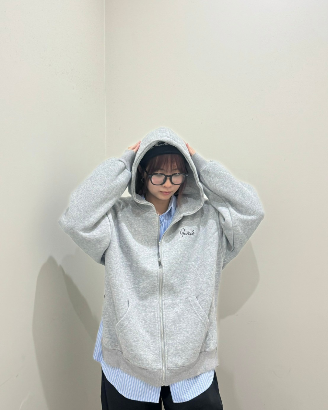 【即納】ヘビーウェイトバックプリントパーカー K0106