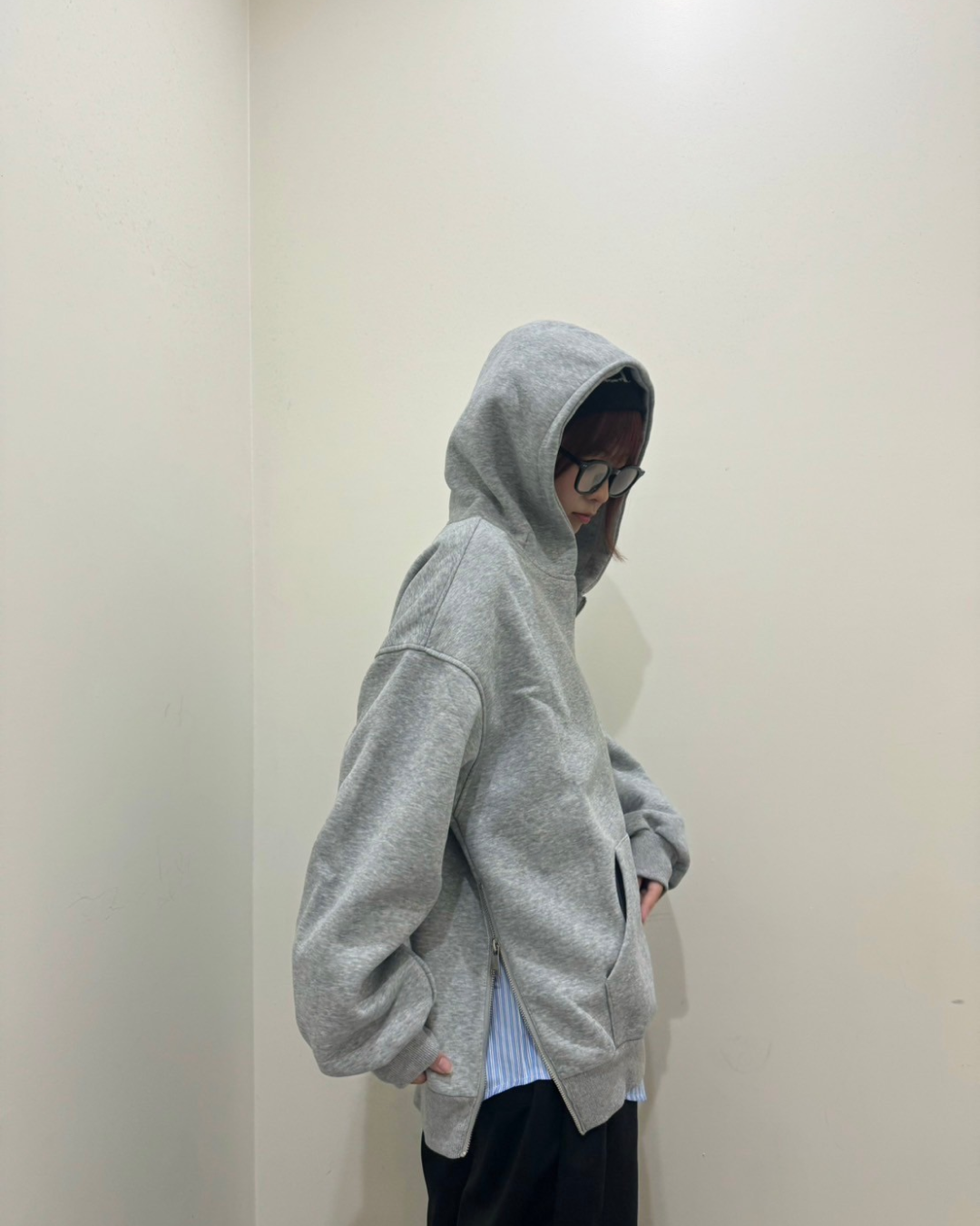 【即納】ヘビーウェイトバックプリントパーカー K0106