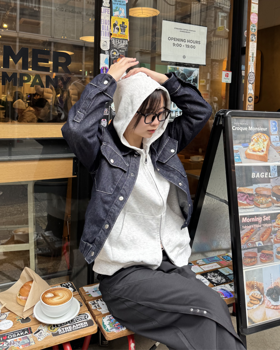 ダブルジップパーカー K0326