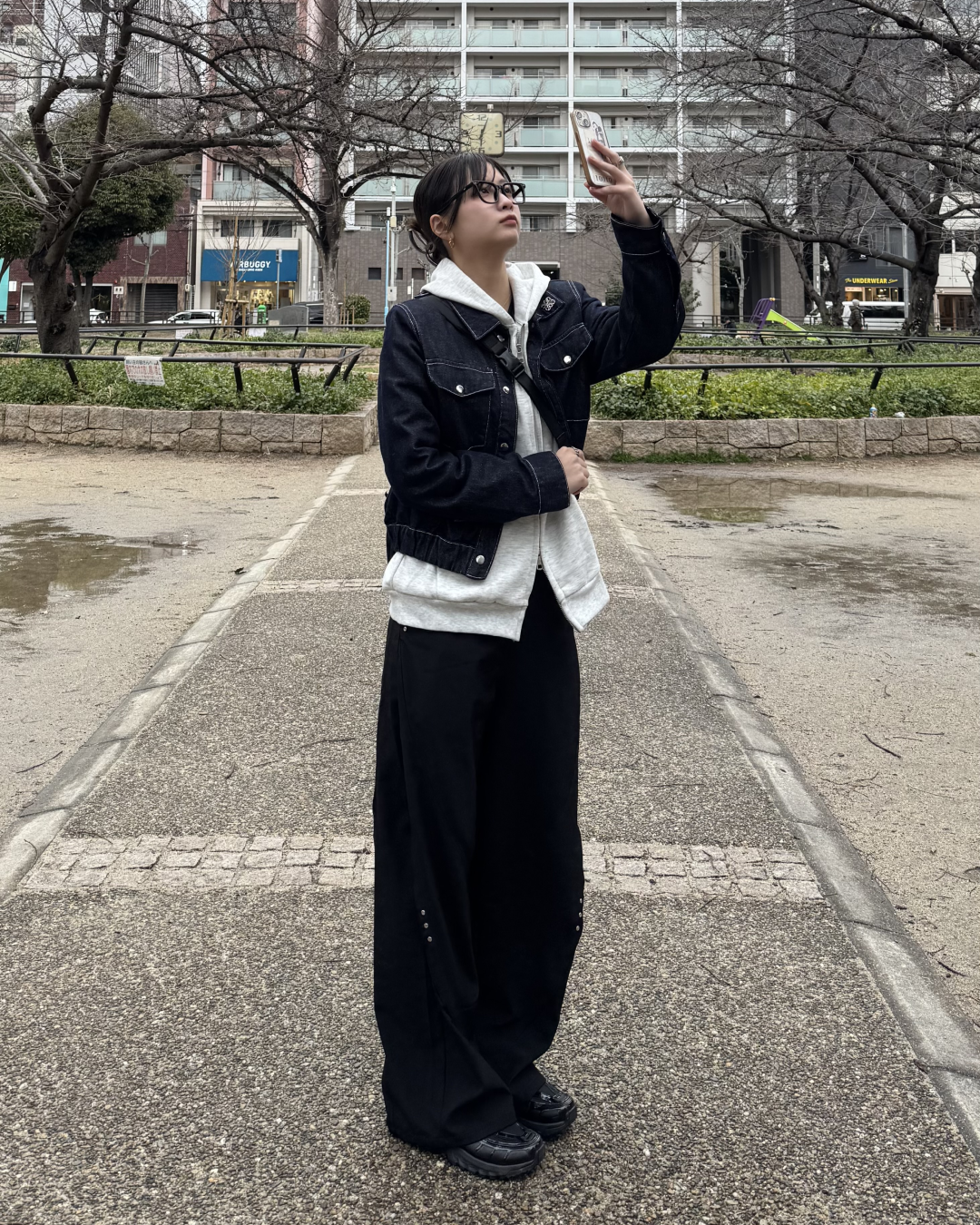 ダブルジップパーカー K0326