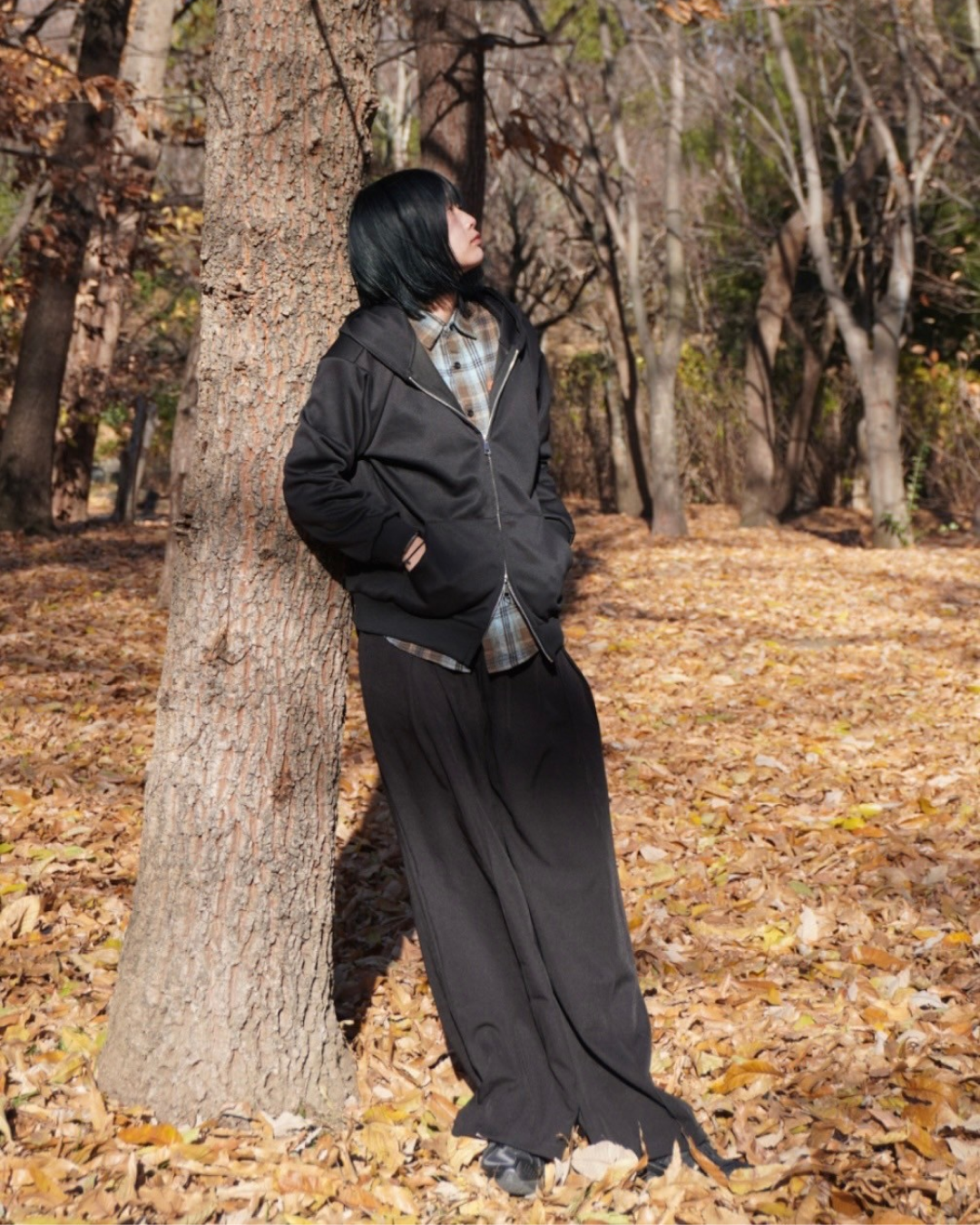 ダブルジップパーカー K0326