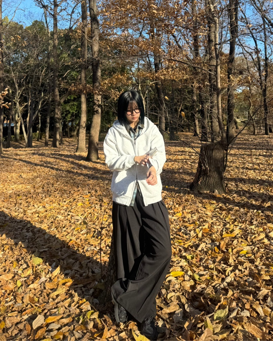 ダブルジップパーカー K0326