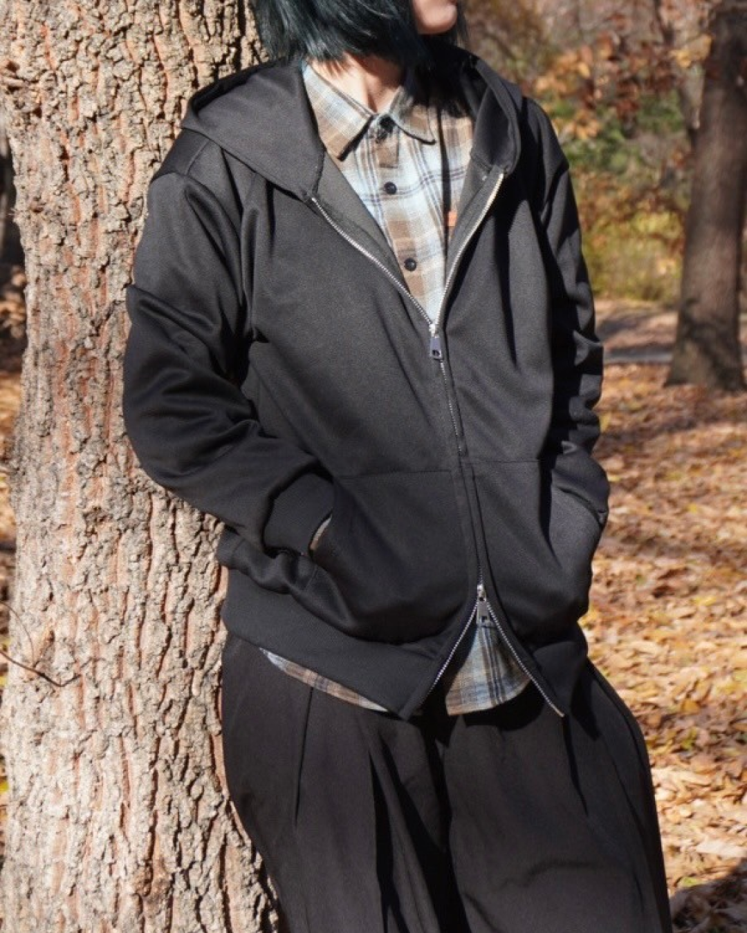 ダブルジップパーカー K0326