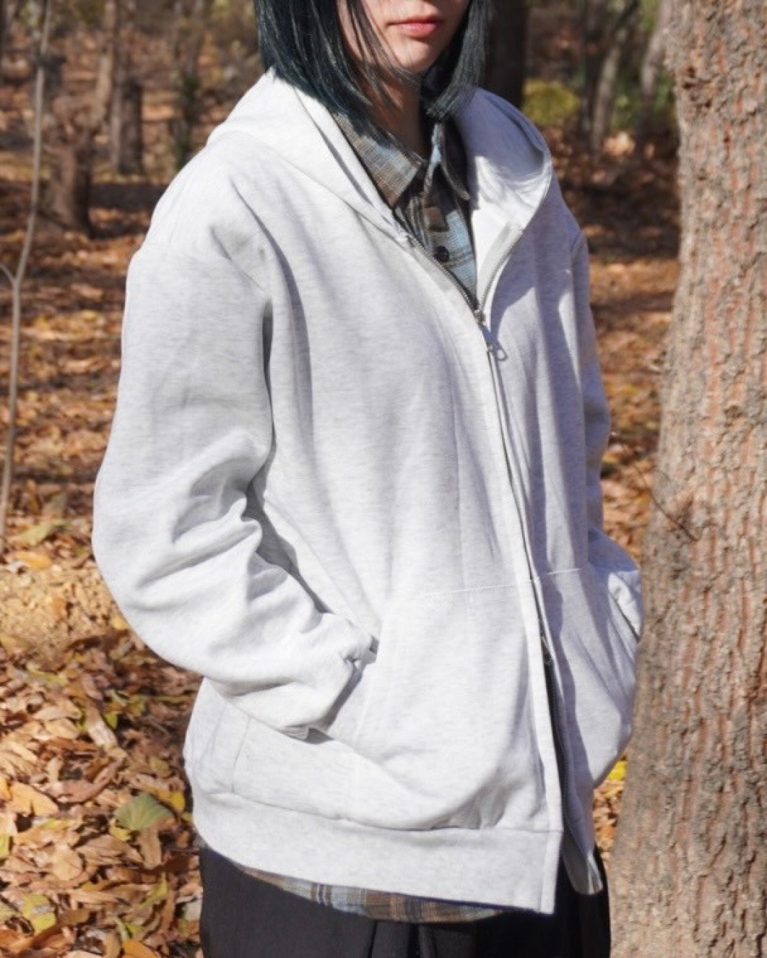 ダブルジップパーカー K0326