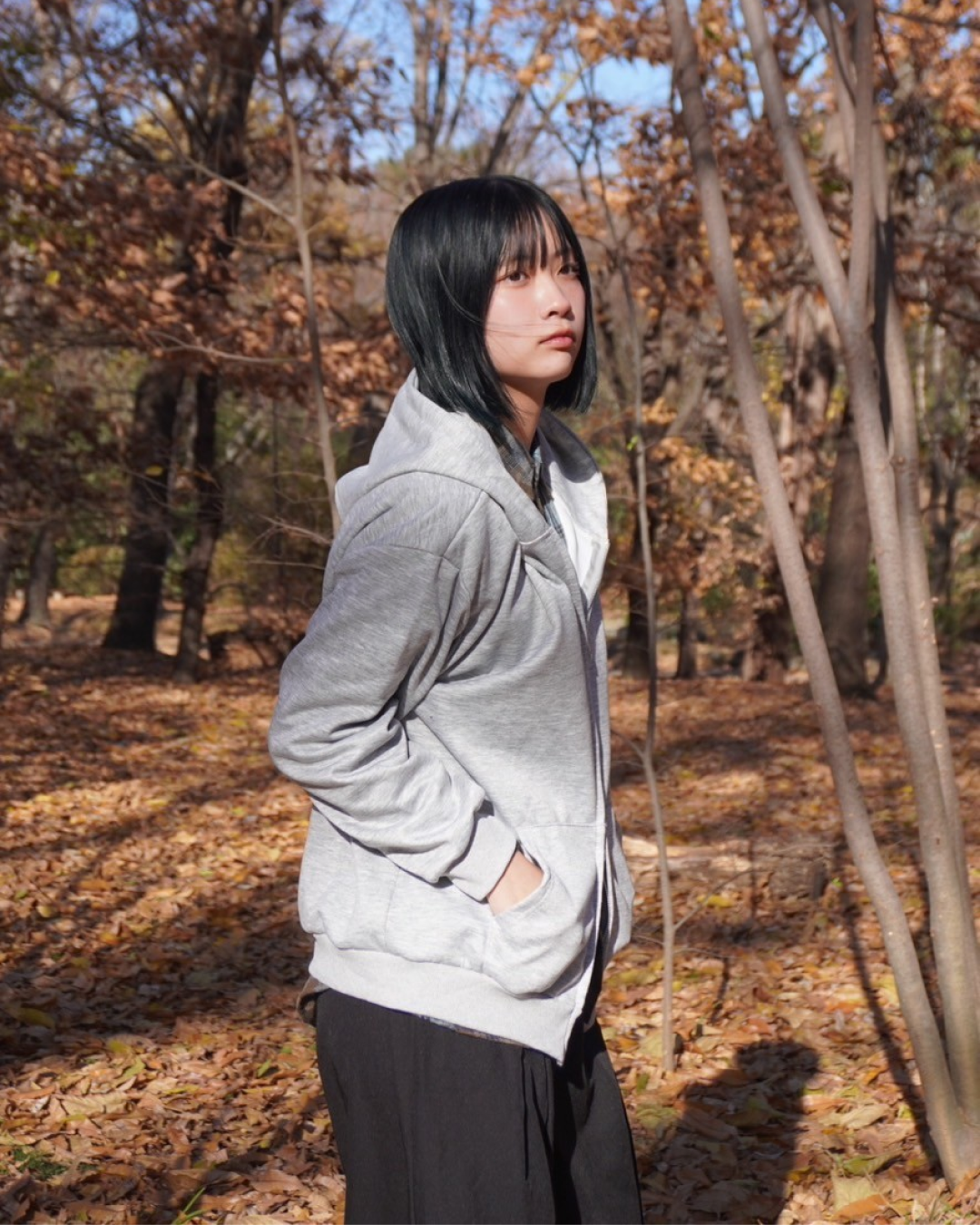 ダブルジップパーカー K0326