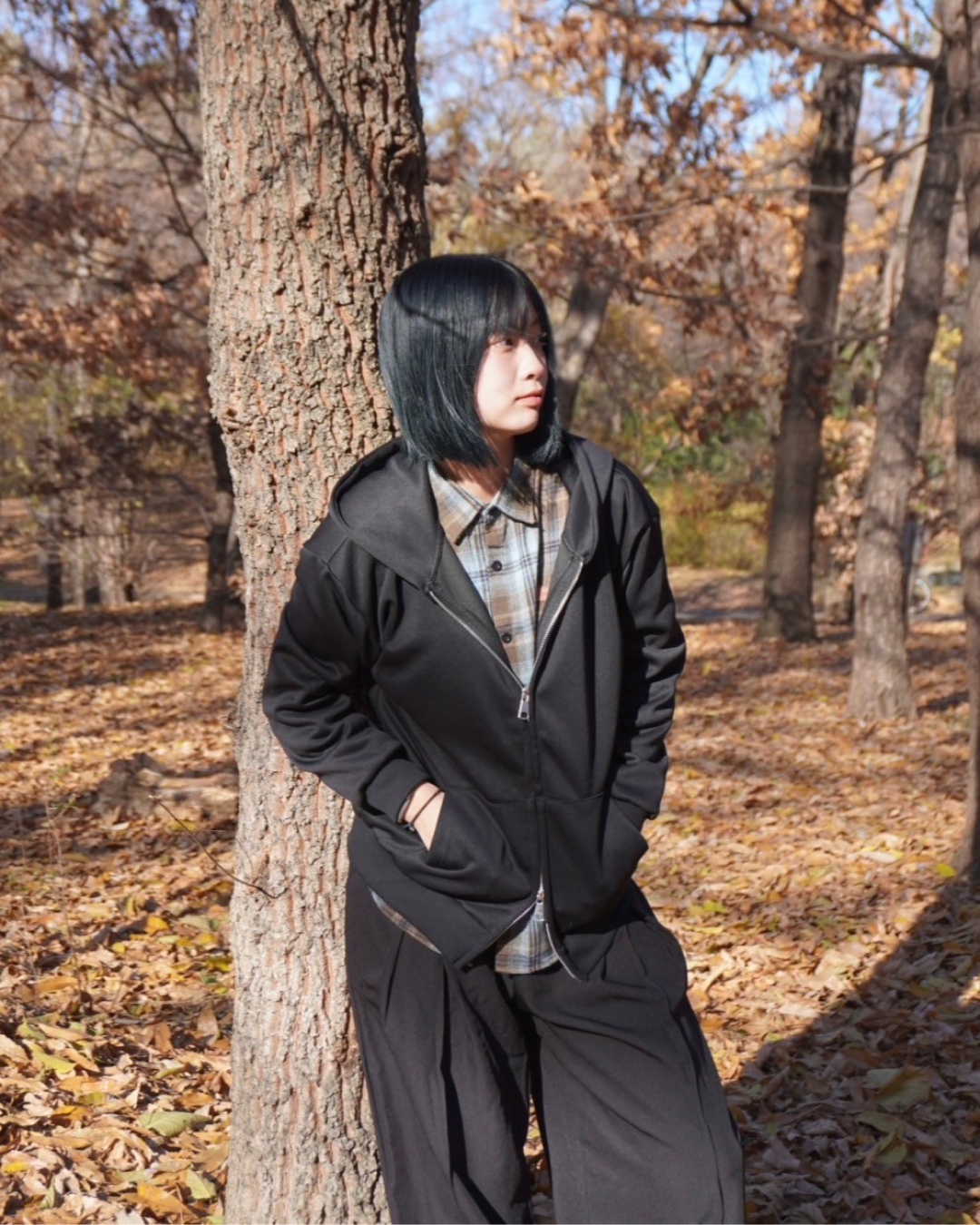 ダブルジップパーカー K0326