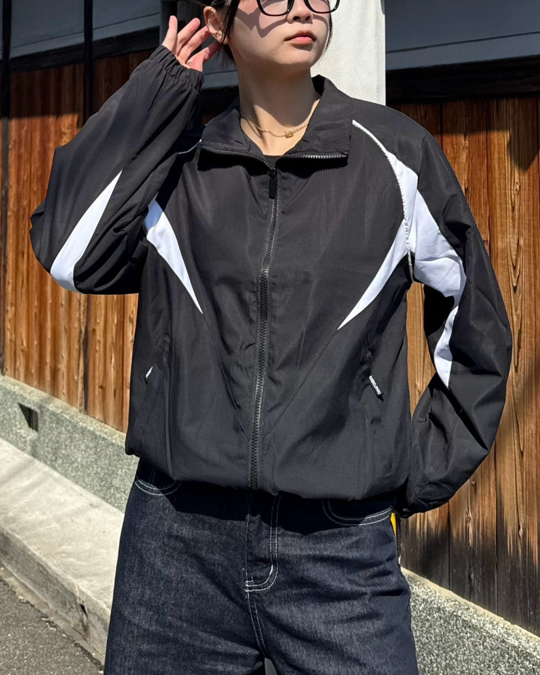 スタンドカラースポーツジャケット K0380