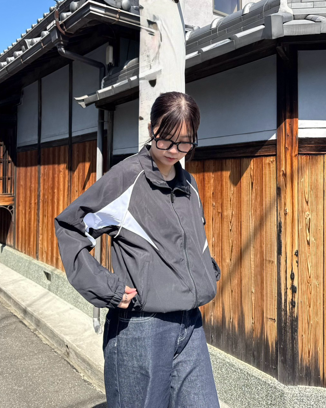 スタンドカラースポーツジャケット K0380