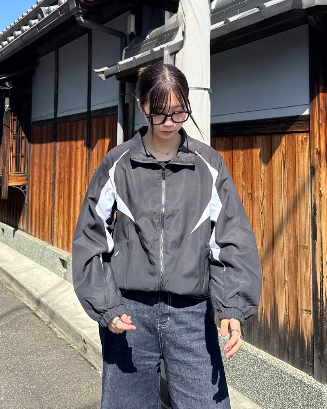 スタンドカラースポーツジャケット K0380