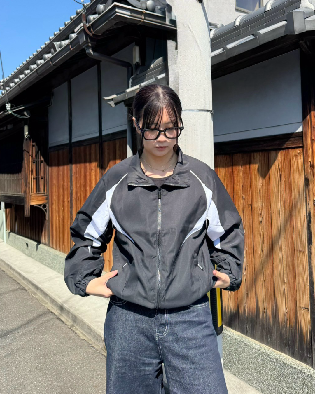 スタンドカラースポーツジャケット K0380