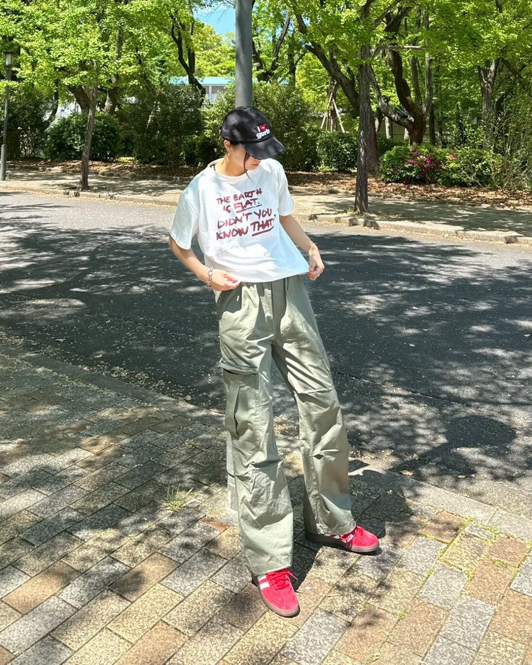 レタリングTシャツ K0392