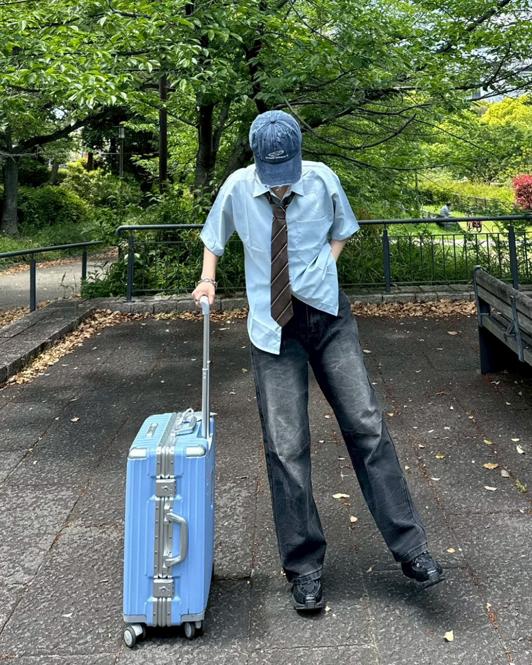 オーバーサイズ半袖シャツ K0393