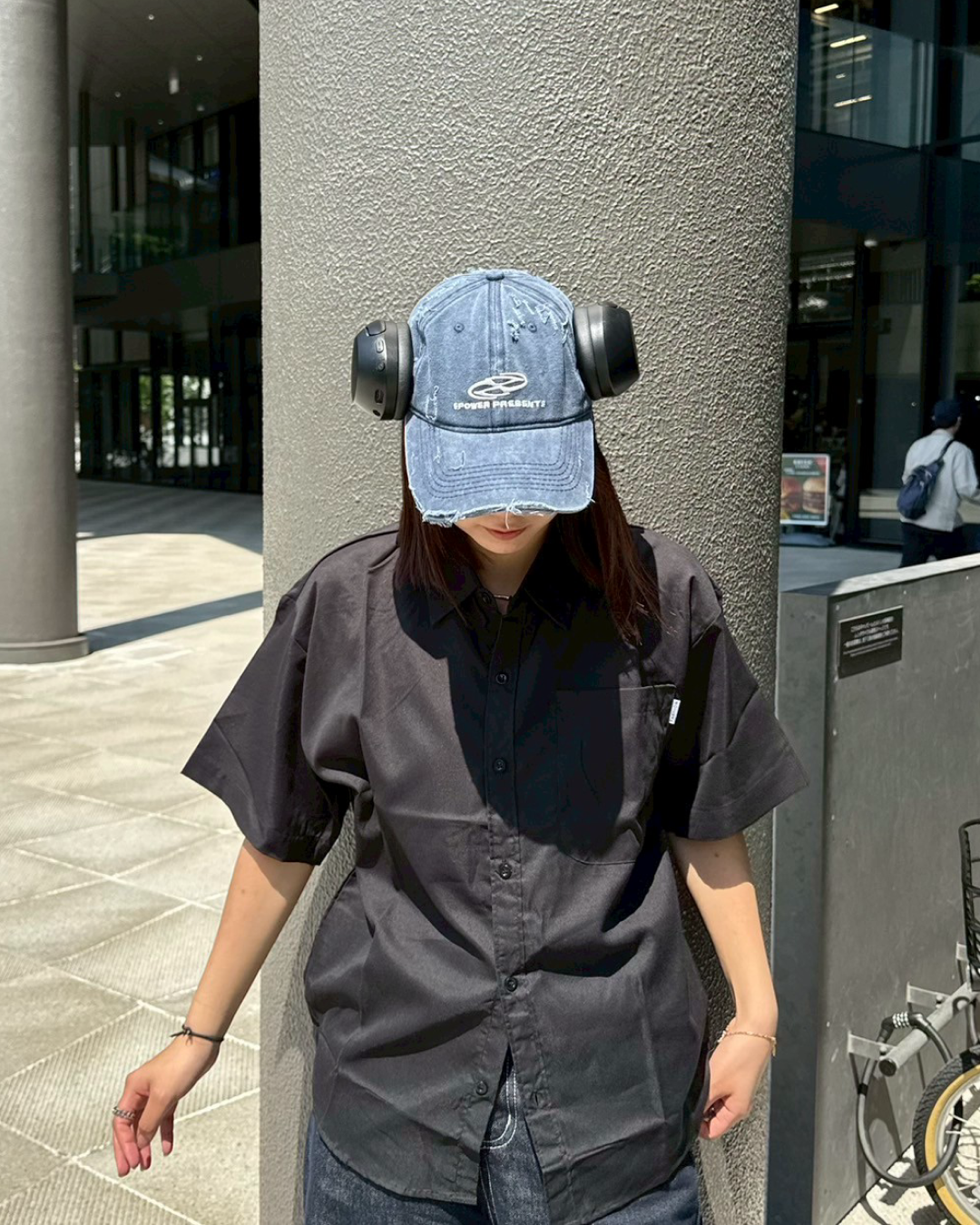 オーバーサイズ半袖シャツ K0393