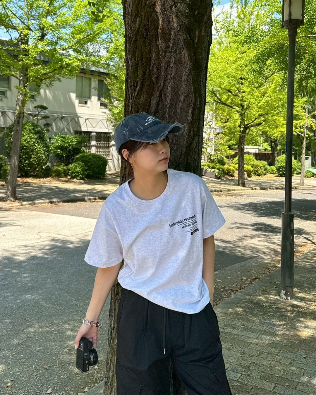 バックデザインTシャツ K0394