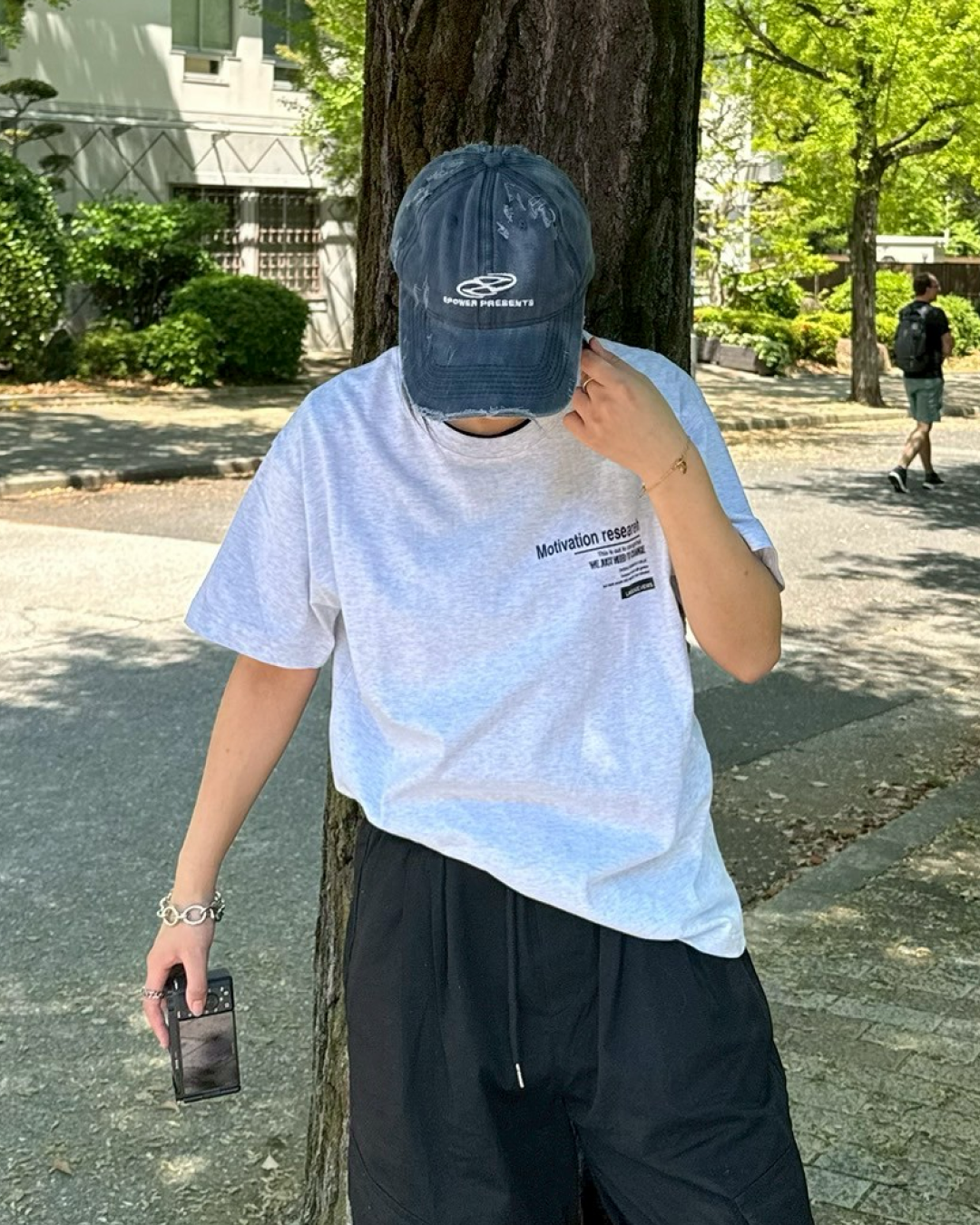 バックデザインTシャツ K0394