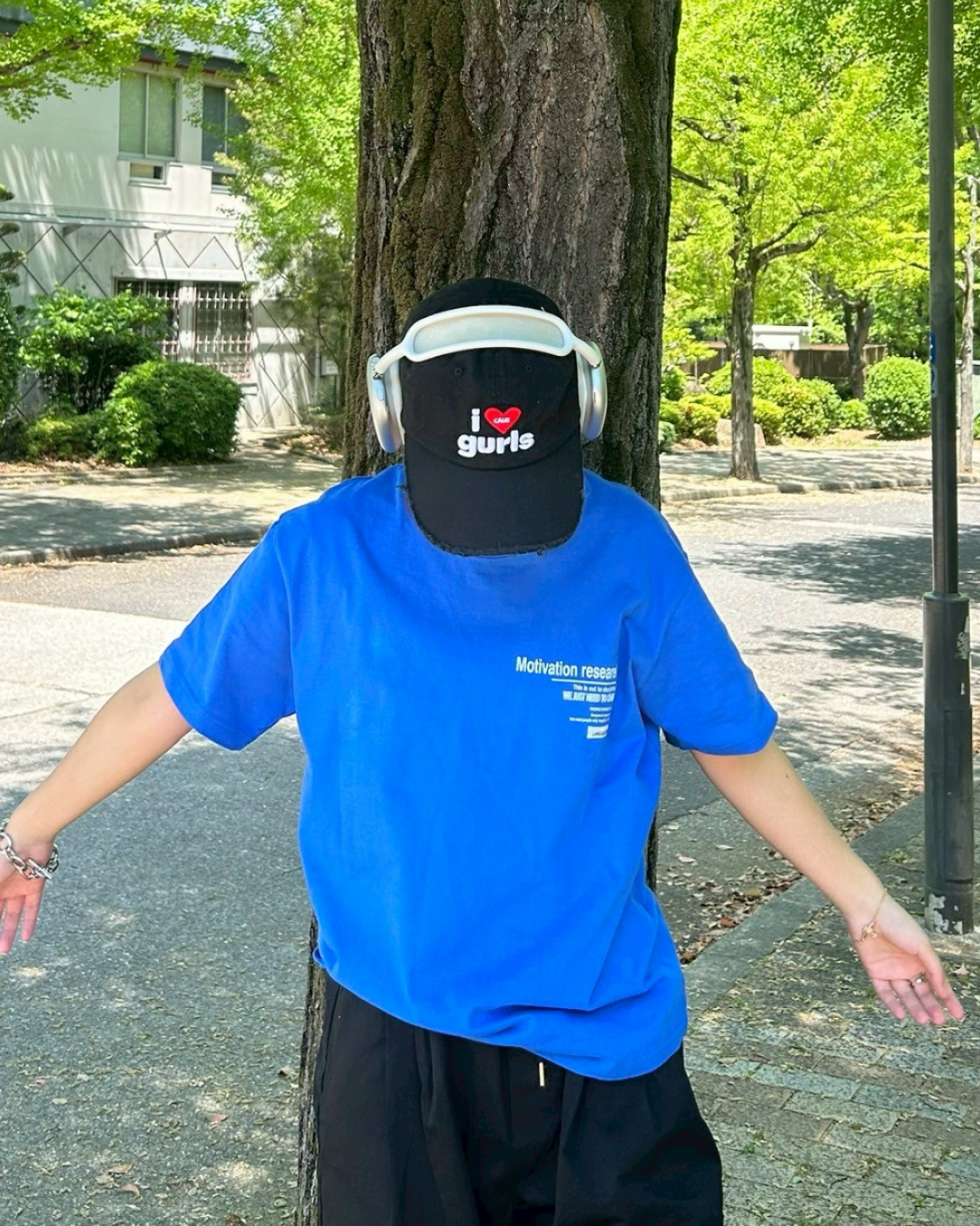 バックデザインTシャツ K0394