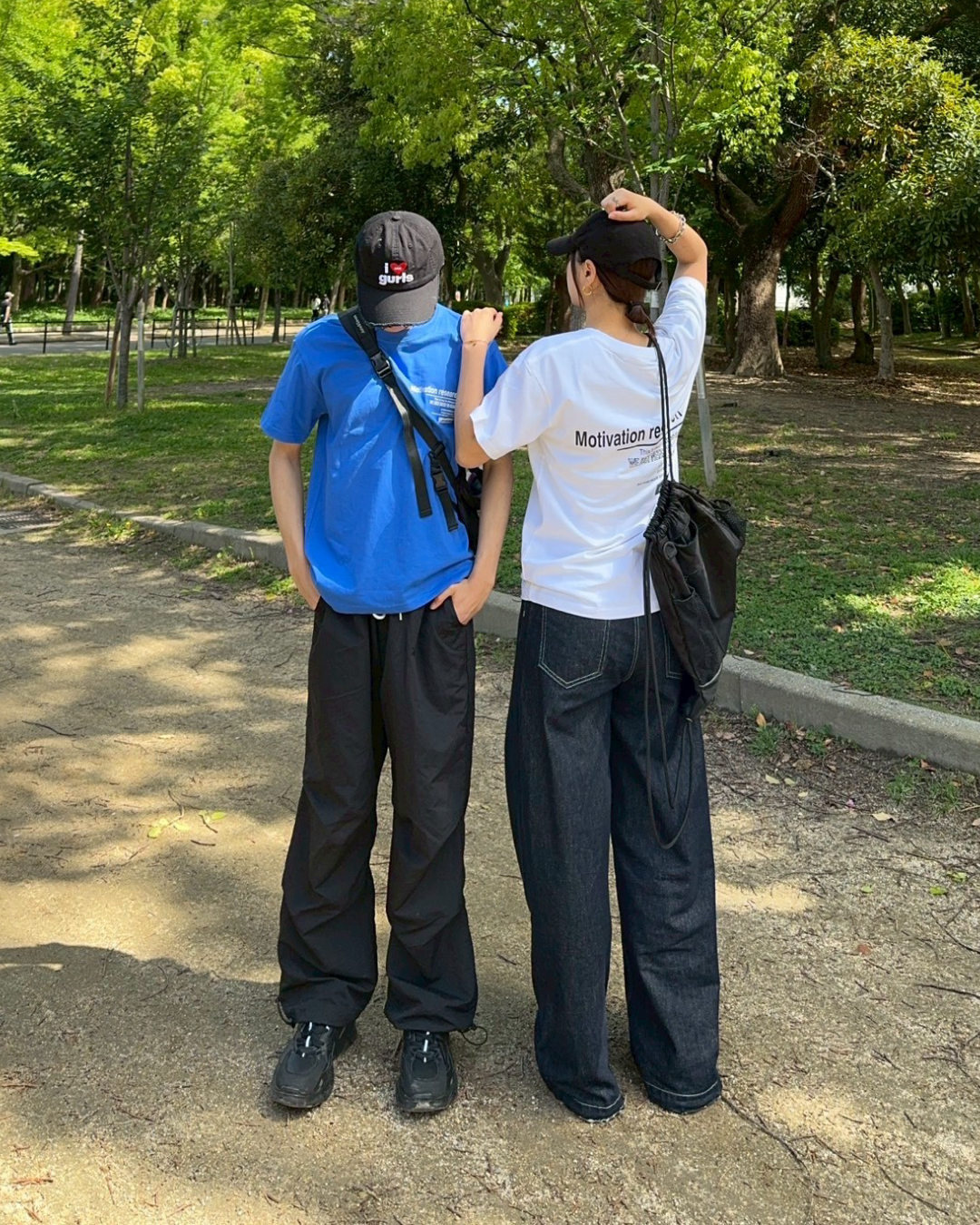 バックデザインTシャツ K0394