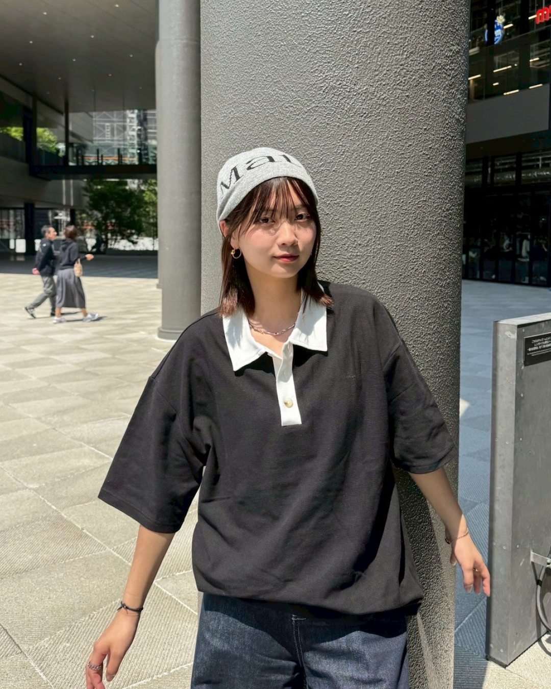 バイカラーポロシャツ K0396