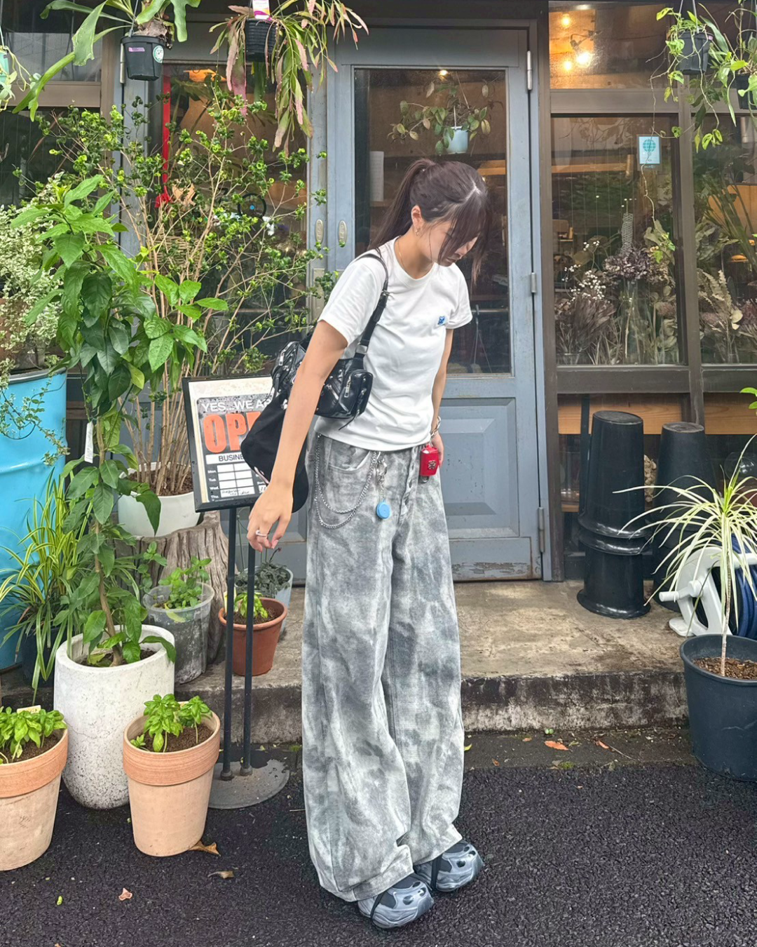 スタッズデザインショルダーバッグ K1058