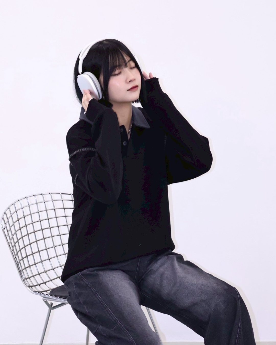 バイカラーステッチスウェット K1107