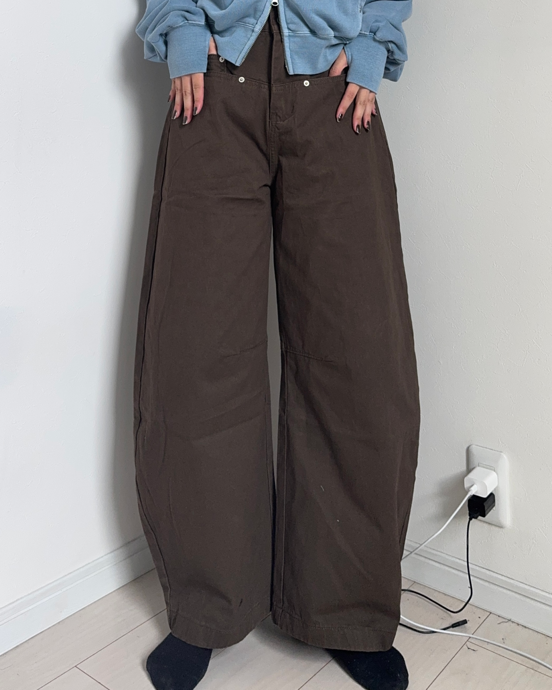 バレルレッグパンツ K3001