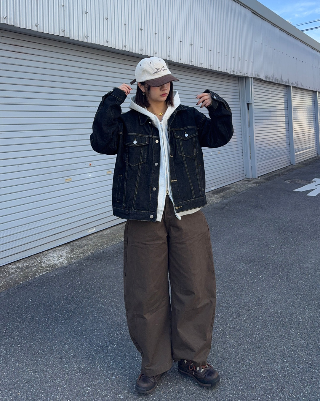 バレルレッグパンツ K3001