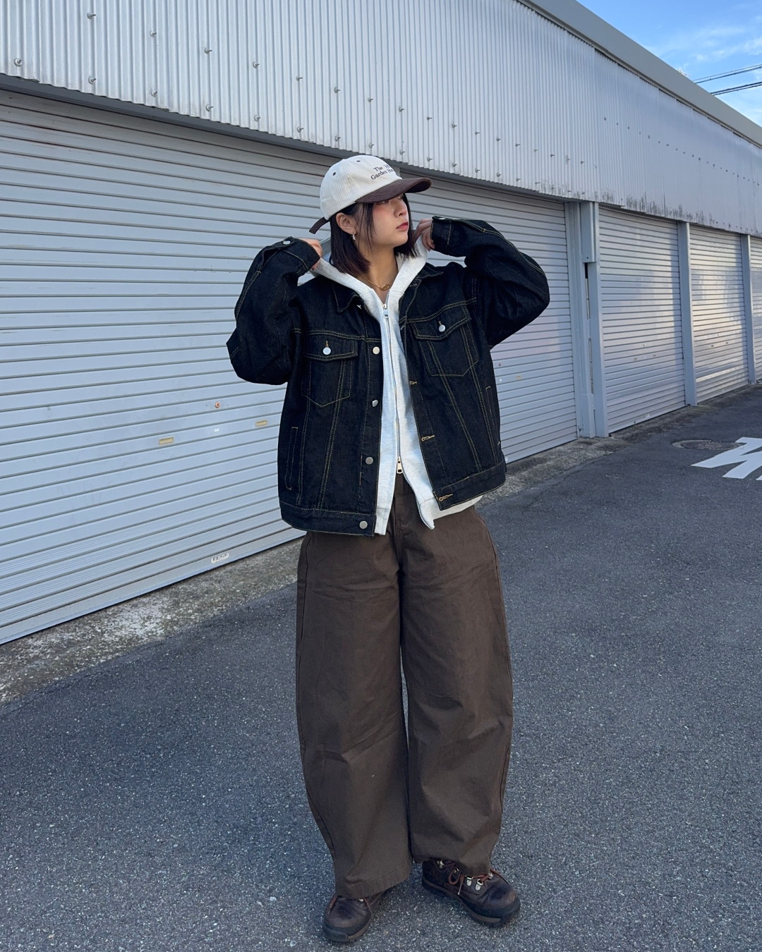 バレルレッグパンツ K3001