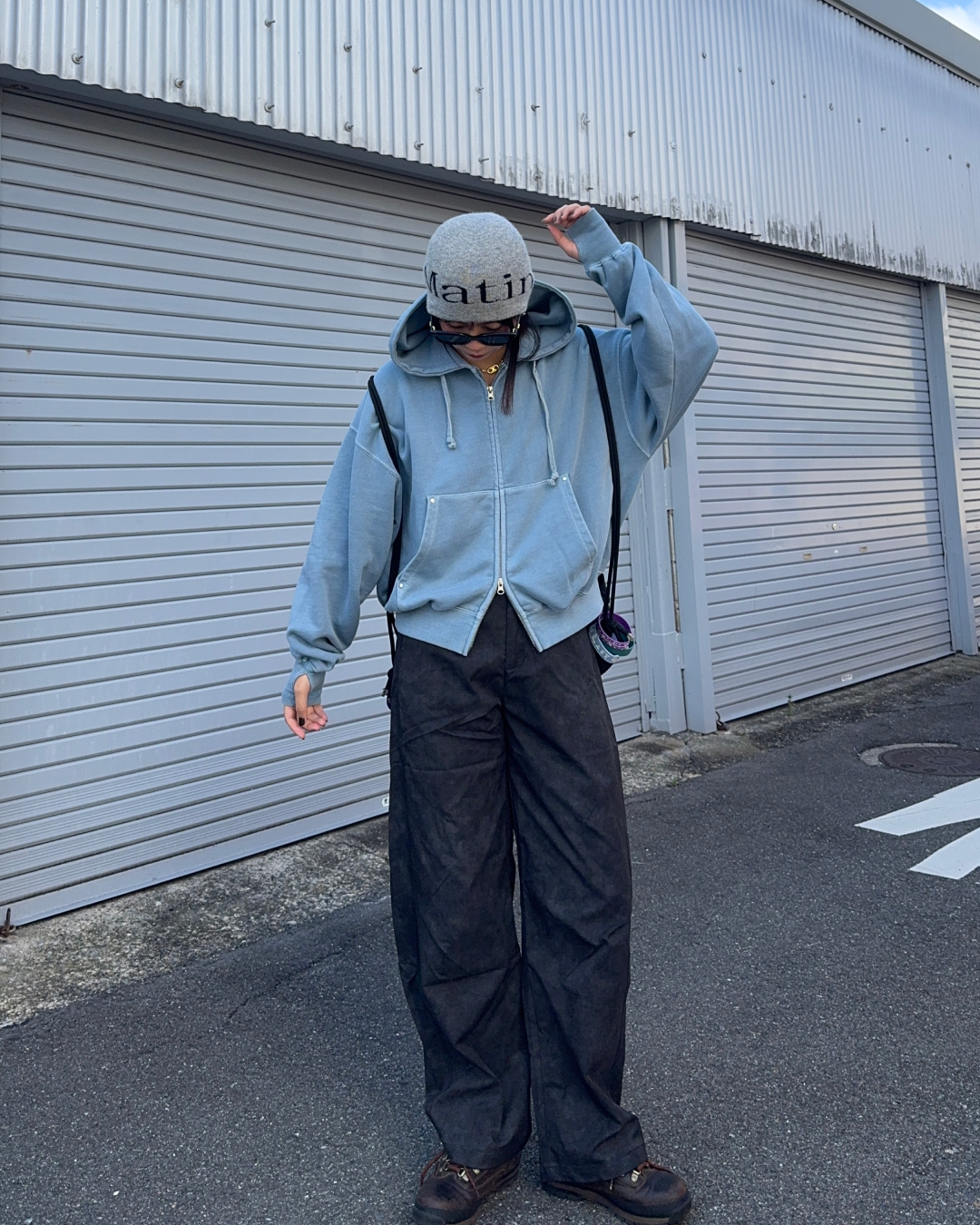 ブラックフェードパンツ K3004