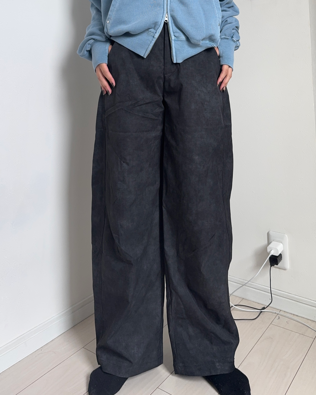 ブラックフェードパンツ K3004