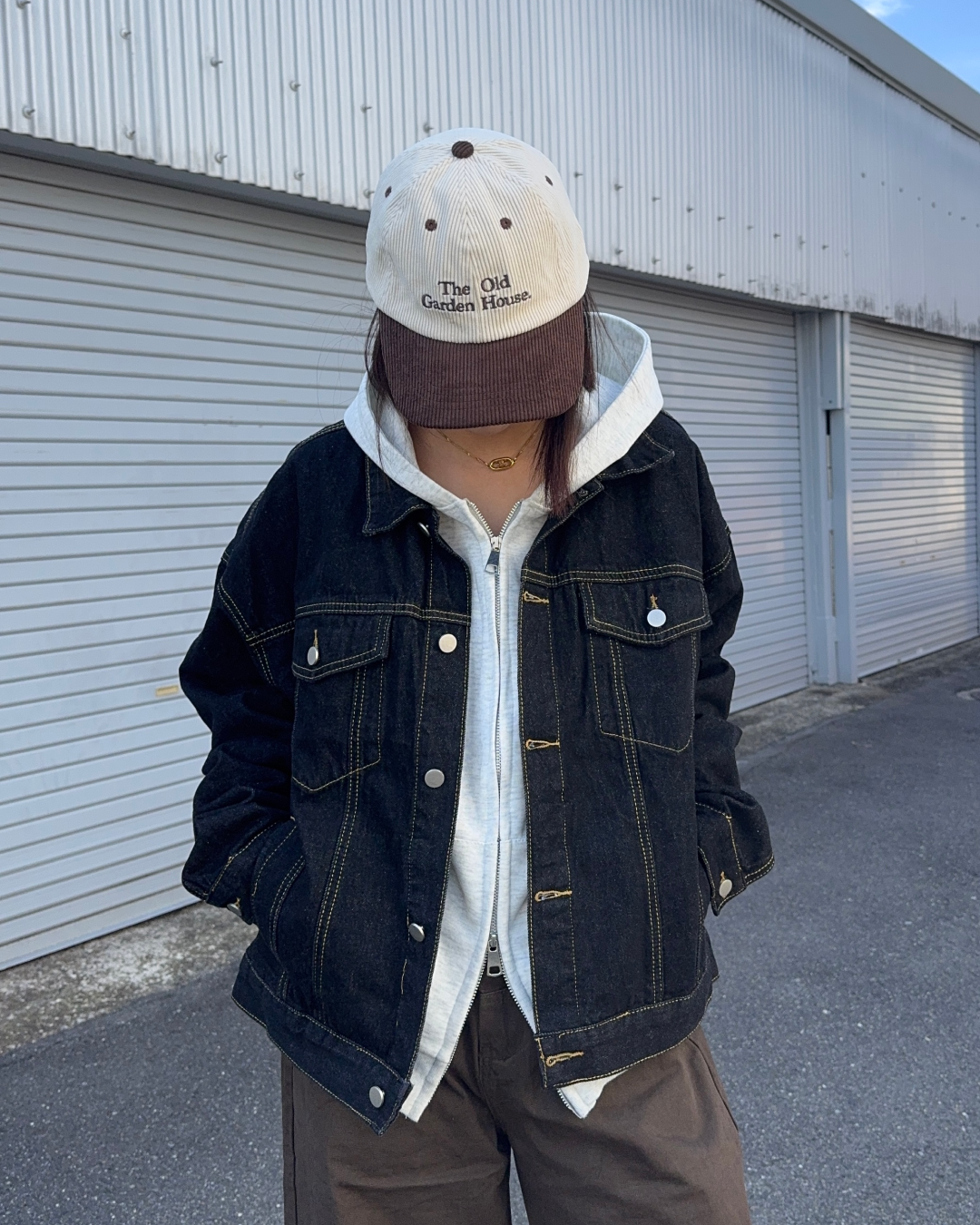 ステッチデニムジャケット K3005