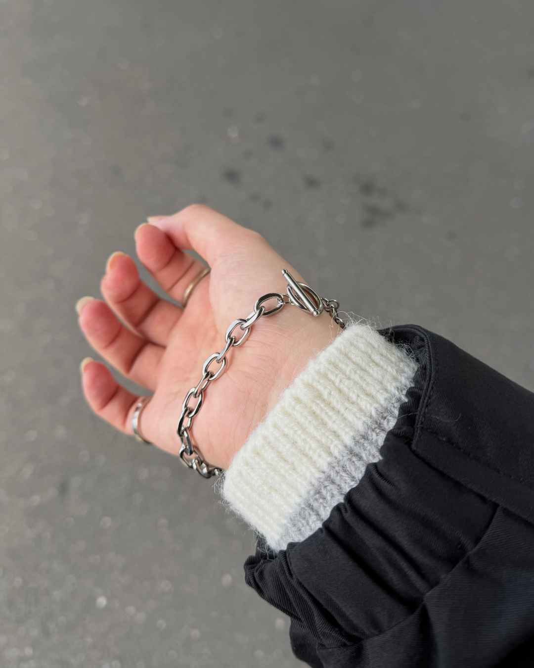 ヘビーリンクチェーンブレスレット K3052