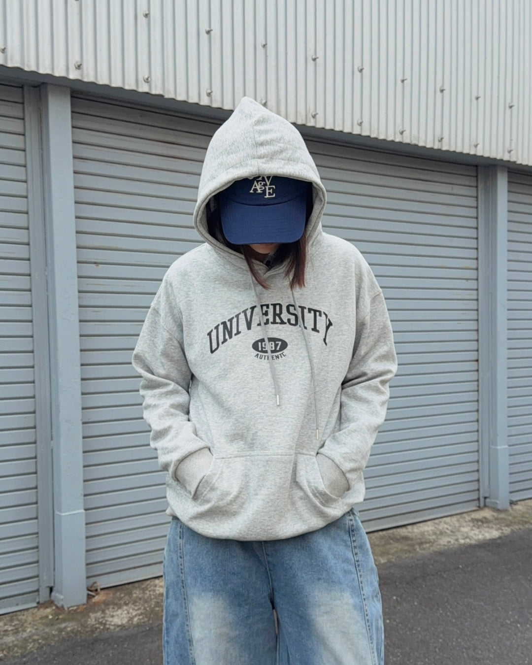 ヘビーウェイトロゴパーカー K3078