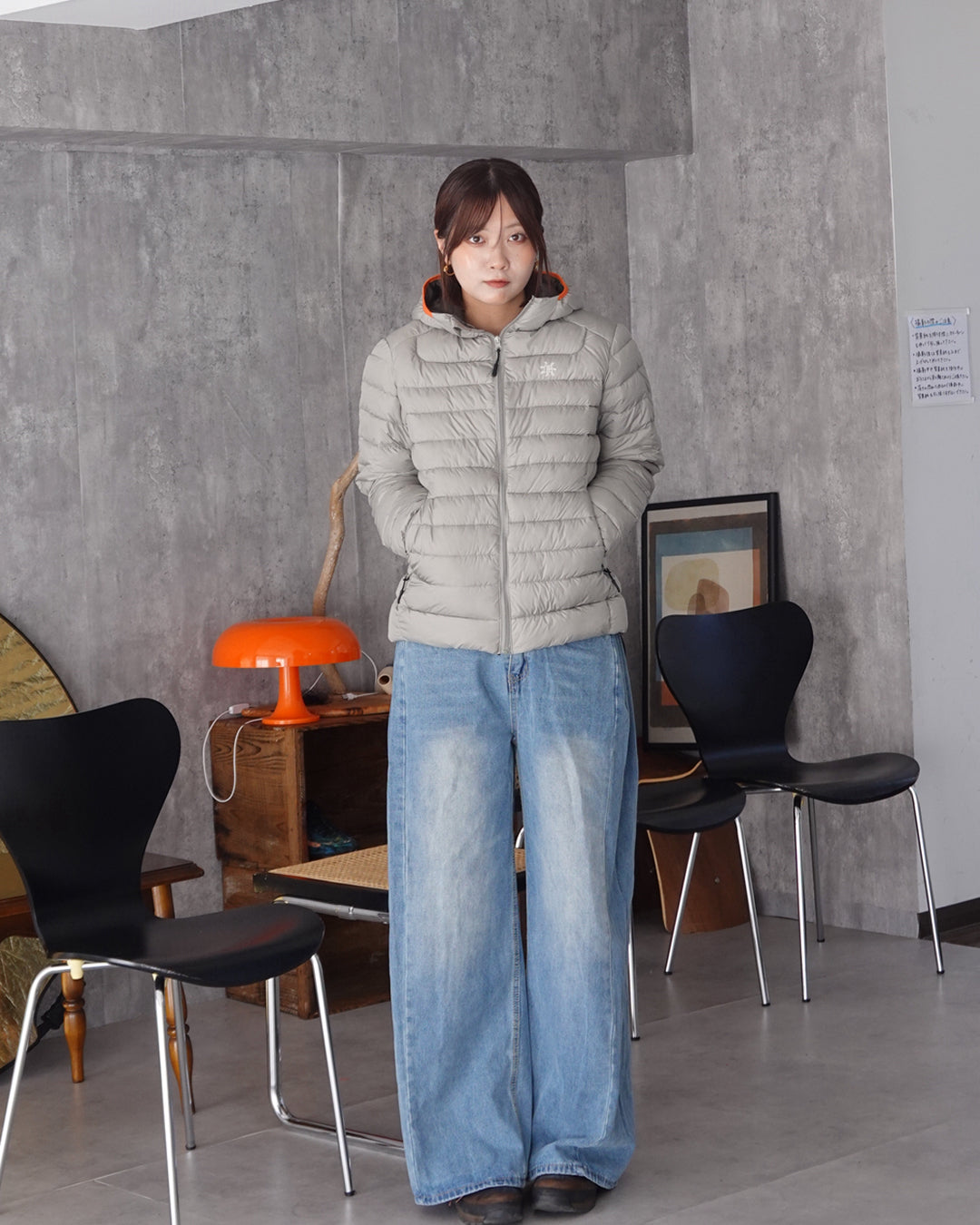 フェードウォッシュワイドパンツ K3497
